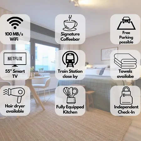 Stadtversteck - Zentral - 5min Zur Bali Therme Und Gop - Boxspringbett